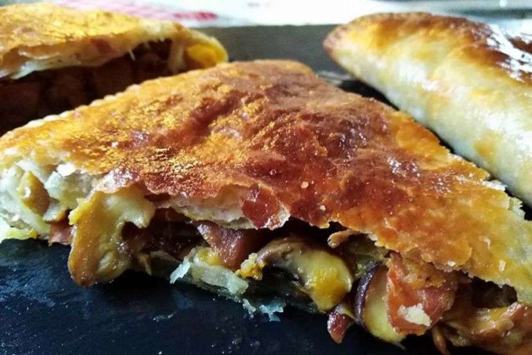 Riquísima empanada de setas (sin gluten)