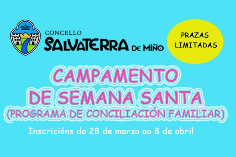 Salvaterra abre o prazo para o campamento de conciliación de Semana Santa