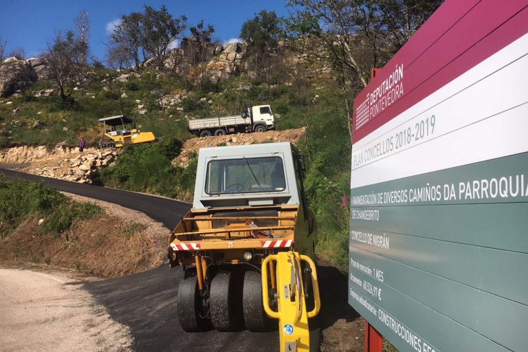 Nigrán inviste 60.500 € na pavimentación de catro camiños en Chandebrito