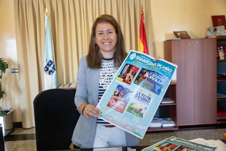 Marta Valcárcel presenta o programa de actividades «Vive agosto en Salvaterra»
