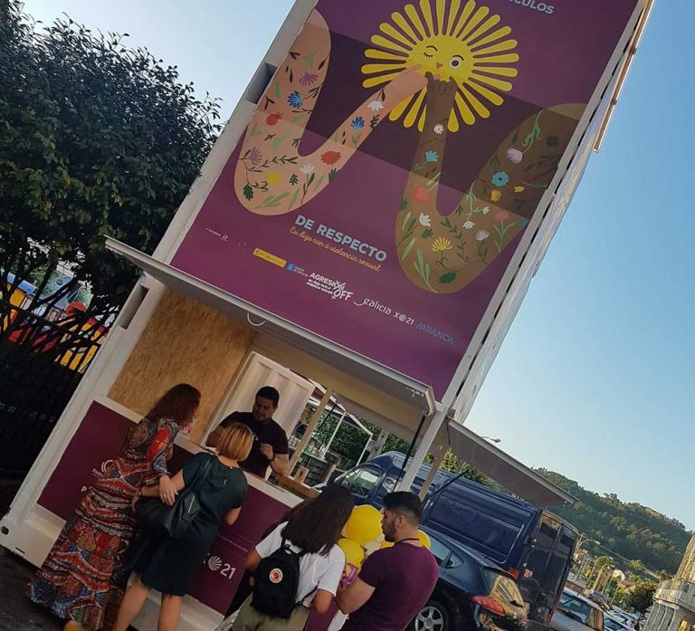 Éxito da campaña «Agresión Off» da Concellería de Igualdade no Rock in Río Tea