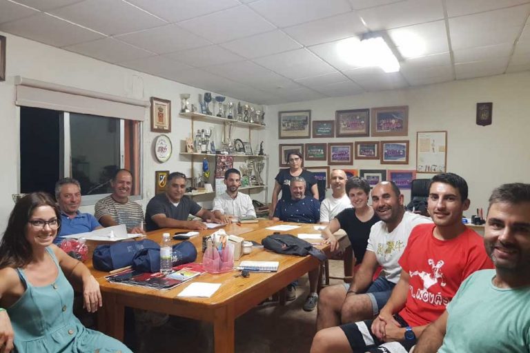 O Rosal continúa coas reunións de #AVeciñanzaConta co club Acanor Atlético Novás de Balonmán
