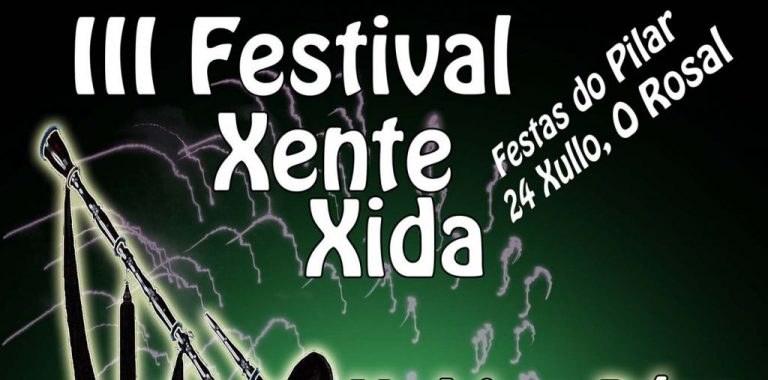 O Rosal acolle, o 24 de xullo, o terceiro festival «Xente Xida»