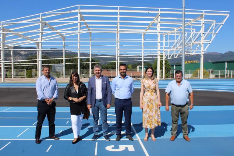 A Deputación ultima as obras das novas instalacións de atletismo do Porriño