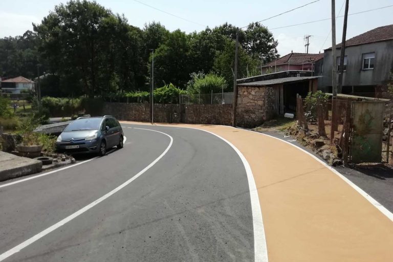 A Deputación finaliza o acondicionamento da estrada EP-5003 na Lomba, Arbo