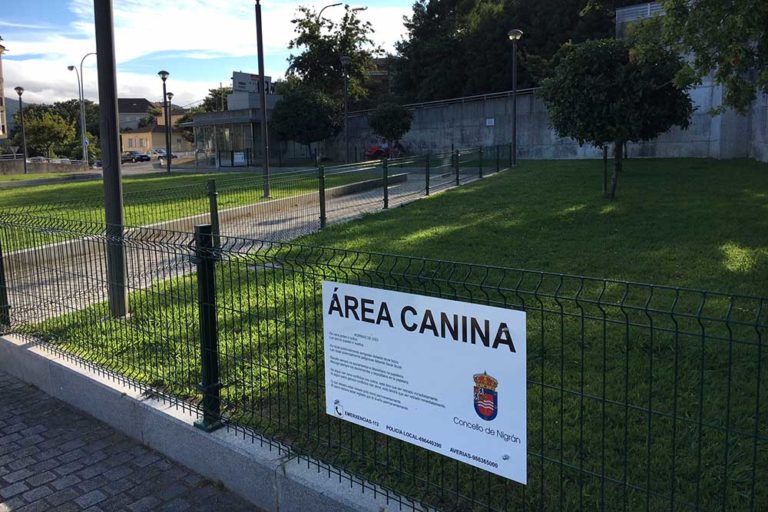 Nigrán habilita o primeiro espazo de recreo para cans na Ramallosa