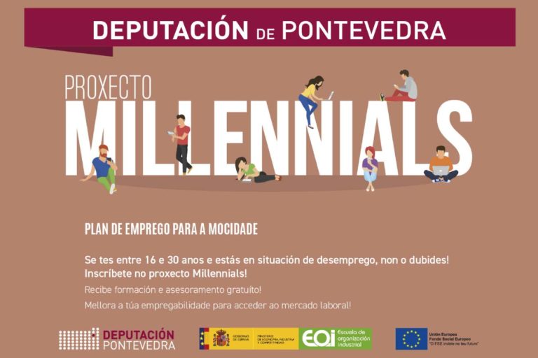 A Deputación amplia en setembro os cursos do proxecto «Millennials 2019»