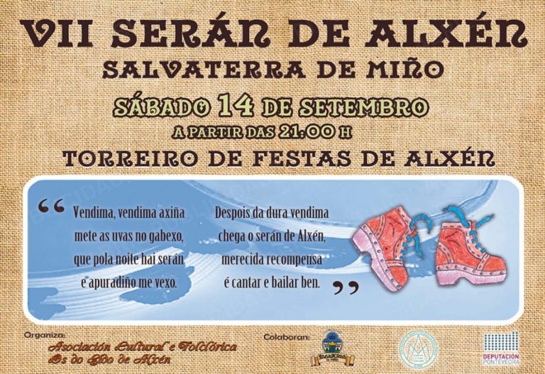 Alxén ultima os preparativos para o sétimo ‘Serán dedicado á vendima’