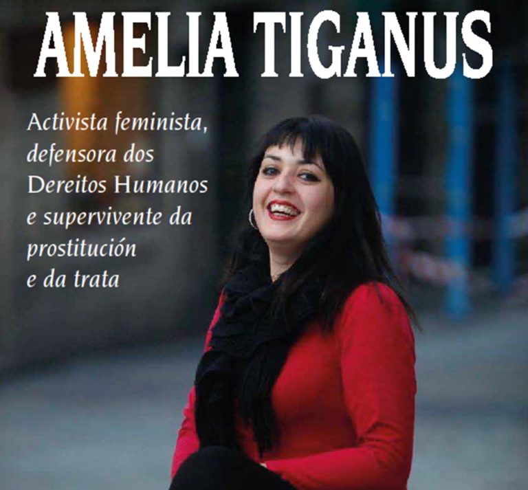 Amelia Tiganus ofrece na Guarda un relatorio sobre ‘Violencia Sexual Comercial’