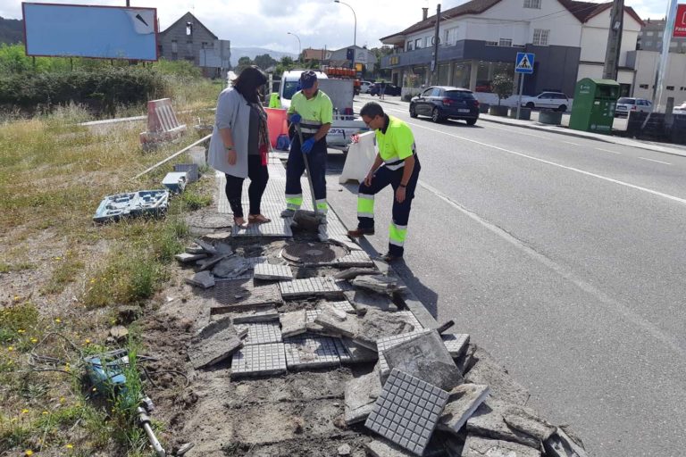 Ponteareas investirá máis de 37.000 € na reparación de beirarrúas no casco urbano