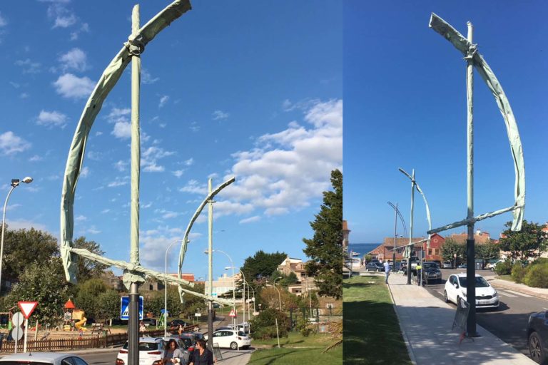 Nigrán remata a renovación da contorna do Pavillón Municipal de Deportes