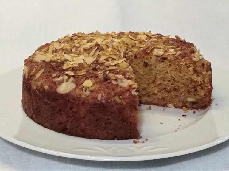 Bizcocho de castañas y miel sin gluten