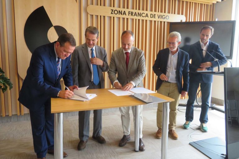 Zona Franca e Asociación Down Vigo, asinan un convenio de colaboración
