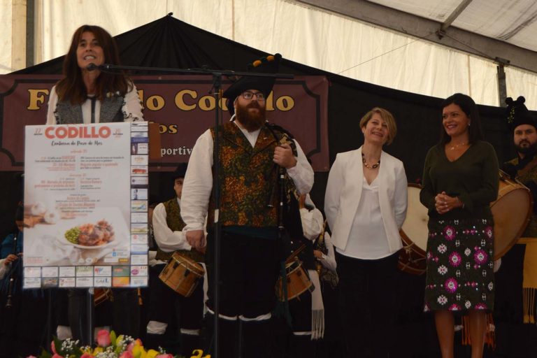 A alpinista Verónica Romero, pregoeira da Festa do Codillo de Mos
