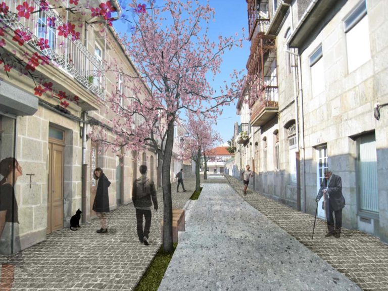 Mondariz agarda a luz verde da Deputación para rematar a humanización do centro urbano