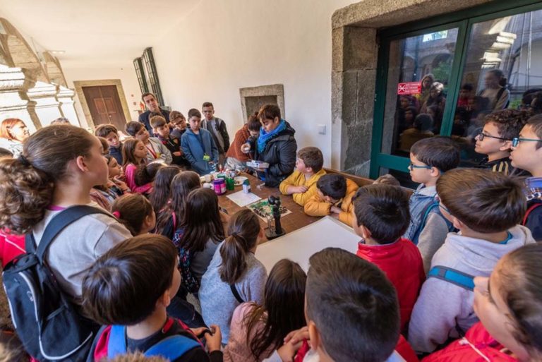 O Convento de SanPayo, en Cerveira, exhibe unha mostra de arte transfronteiriza asinada por estudantes