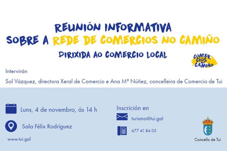 Charla informativa sobre a «Rede de Comercios no Camiño» en Tui