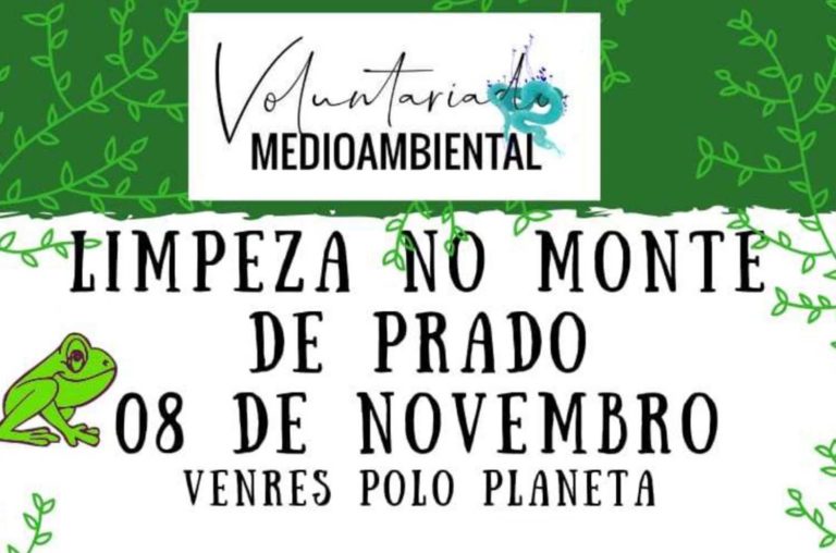 Os «Venres polo Planeta» recalan no monte de Prado para unha limpeza voluntaria