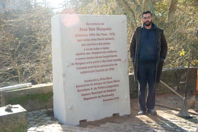 Un monumento da Escola de Cantería homenaxeará en Melgaço ao galeguista Xosé Velo