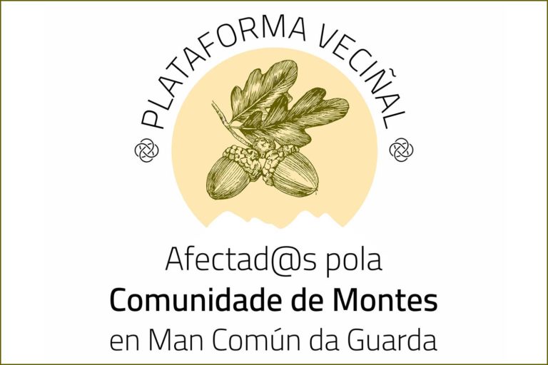 Veciños e veciñas esixen o seu dereito a entrar na Comunidade de Montes da Guarda