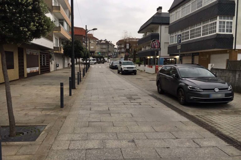 Nigrán inicia 2020 coa pavimentación e humanización da rúa Vista ao Mar