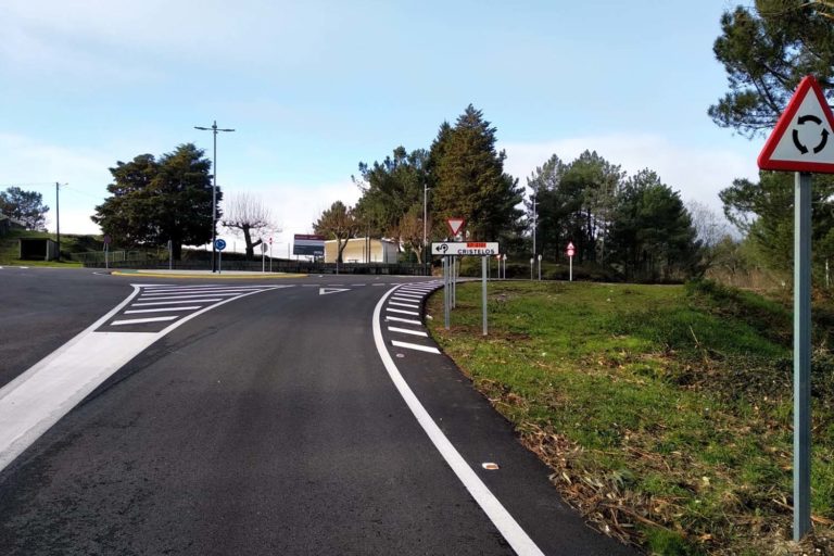 A Deputación remata as obras de mellora da seguridadae viaria na EP 3101 en Tomiño