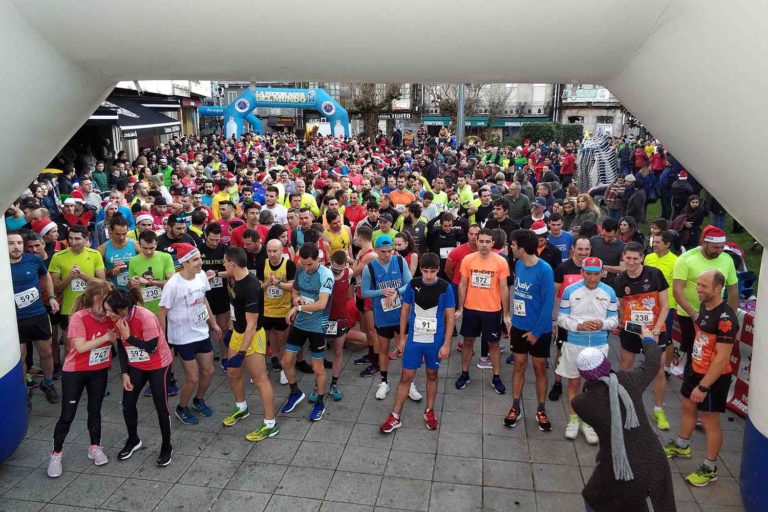 A San Silvestre Solidaria de Ponteareas leva máis de dúas toneladas de axuda para as persoas máis necesitadas