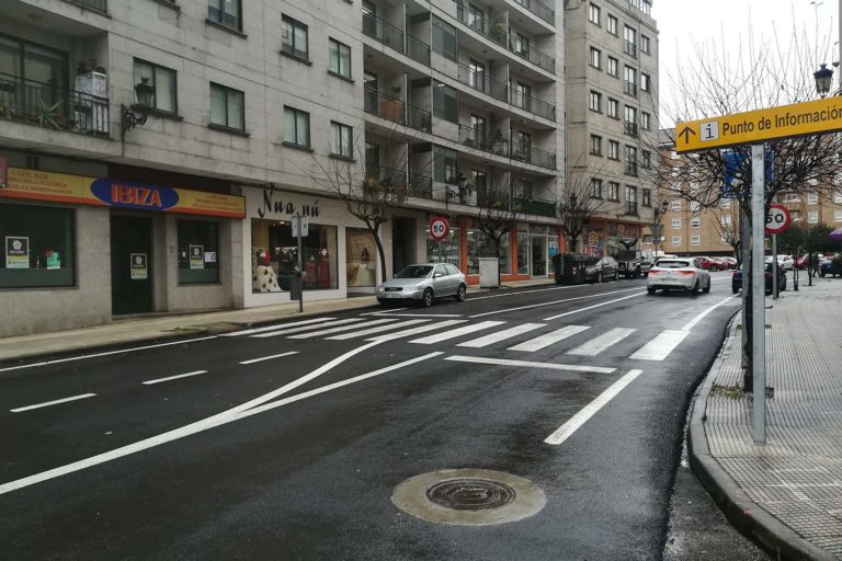 Concello e Xunta realizan melloras de seguridade viaria na Avenida de Castelao de Ponteareas