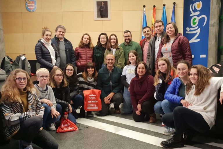 Nigrán recibe ao alumnado francés de intercambio no «CIP Arquitecto Palacios»