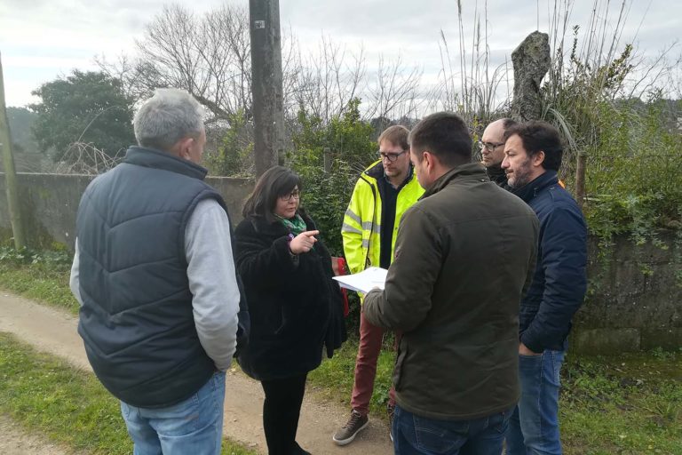 Comezan en Ponteareas as obras de ampliación e mellora do vial público en Duca
