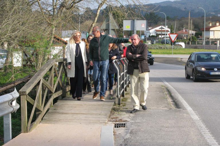 Nigrán amosa á Xunta os beneficios do proxecto de mellora da seguridade viaria na contorna de Ureca