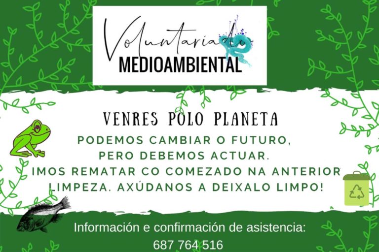 Ponteareas anima á veciñanza a unha xornada de limpeza do río Tea dentro da iniciativa ‘Venres polo Planeta’