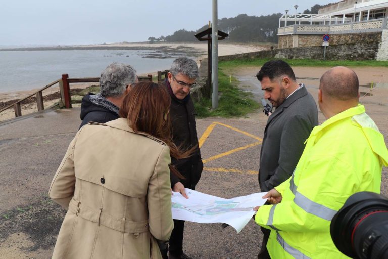 Comezan os traballos para a mellora de accesos á Praia do Muíño na Guarda