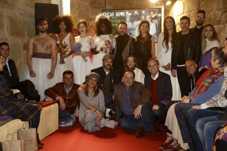 O Castelo do Sobroso, marco espectacular para un desfile de traxes nupciais
