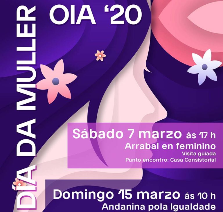Visita guiada e andaina, no Día da Muller de Oia