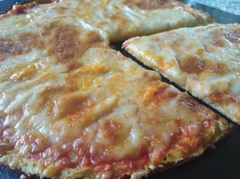 ¿Pizza? No, ¡coliflor! (Falsa pizza de coliflor)