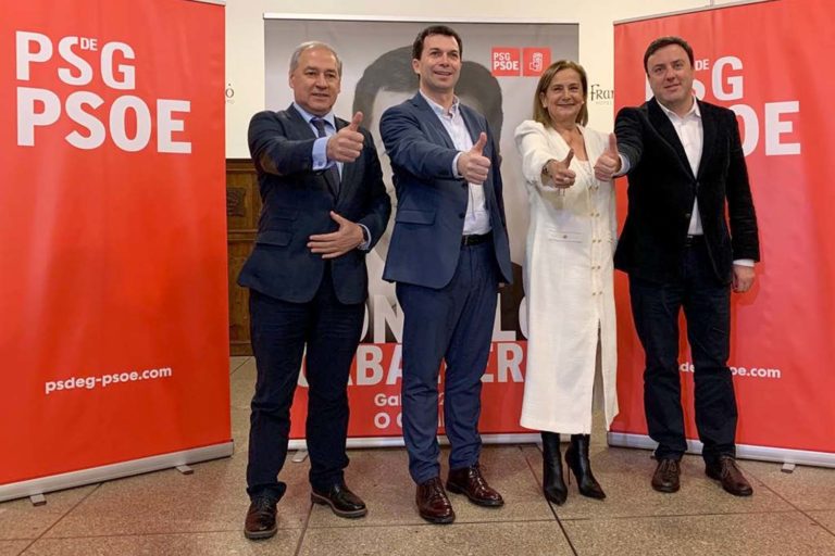 Gonzalo Caballero pon como exemplo de “estabilidade e progreso” ás deputacións de Pontevedra, A Coruña e Lugo