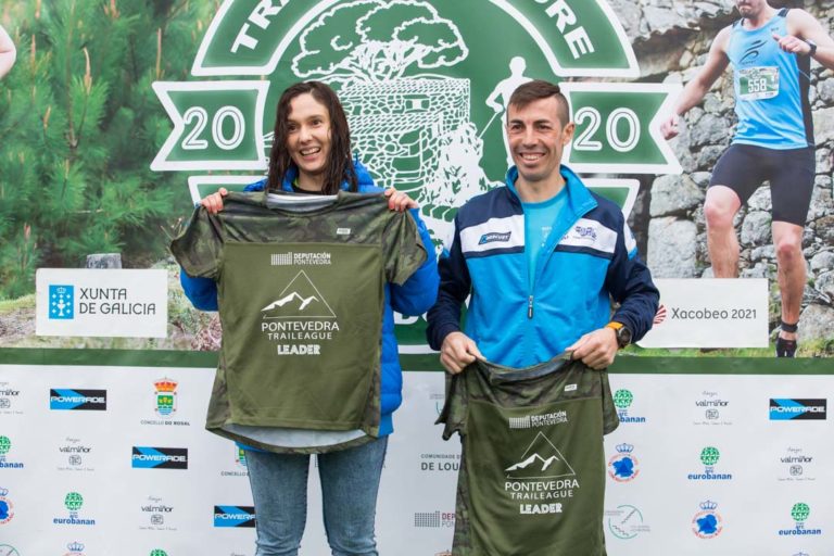 Pamela Pérez e Daniel Pazó, primeiros líderes da recen creada ‘Pontevedra Trail League’