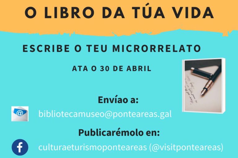 A Concellería de Cultura pon en marcha o concurso de microrrelatos ‘O libro da túa vida’