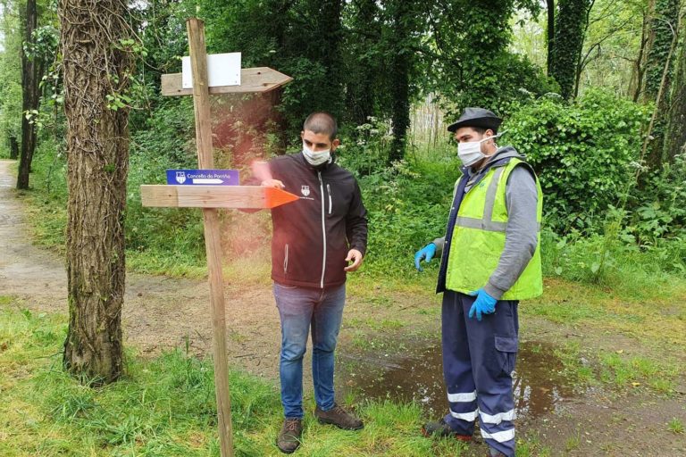 O Porriño prepara circuítos no paseo do río Louro para camiñantes e corredores