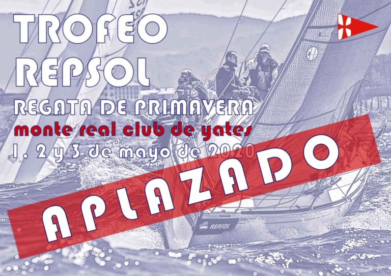 O Monte Real Club de Iates anuncia o aprazamento do ‘Trofeo Repsol-Regata de Primavera’