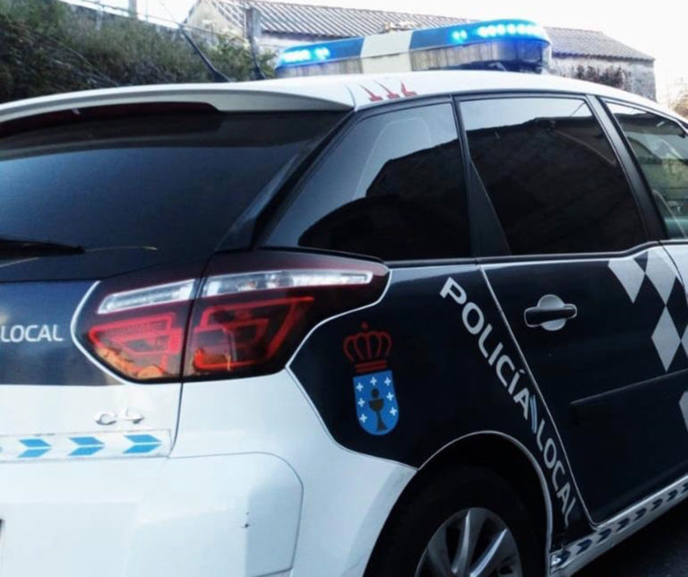 A Policía Local de Redondela volve actuar de maneira exemplar