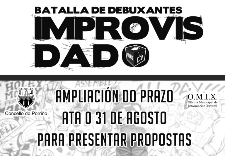 O Concello do Porriño amplía o prazo para participar na Batalla de Debuxantes “Improvisdado”