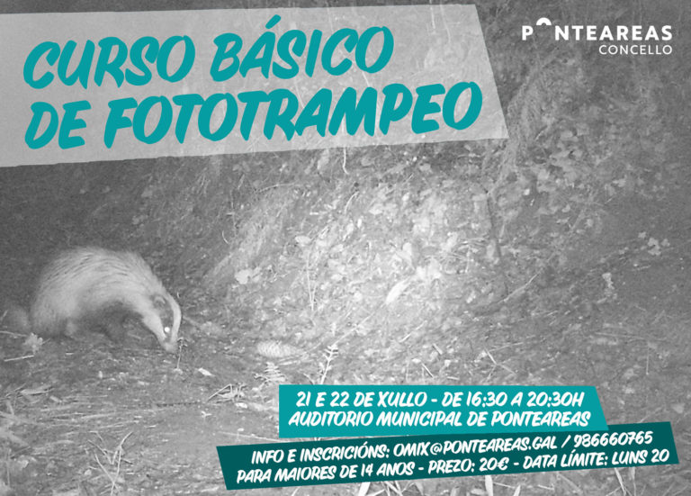 Curso de iniciación ao fototrampeo para achegarse á fauna de Ponteareas