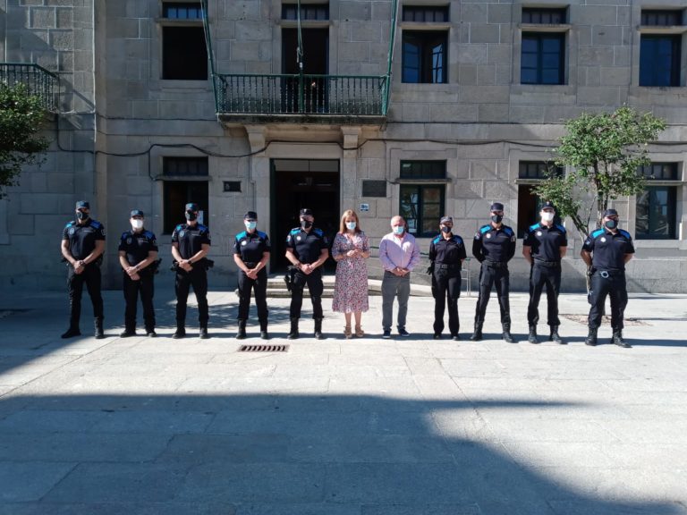 Cinco novos auxiliares incorpóranse á policía local de Redondela