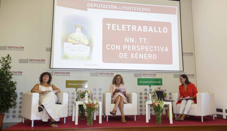 A Deputación centra o debate sobre a regulación do teletraballo: “só se poderá facer tendo en conta ás mulleres”