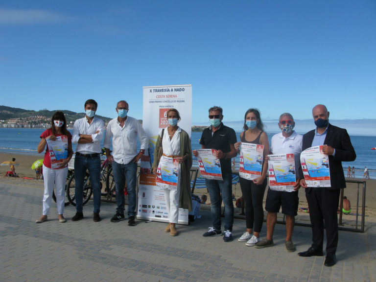 Nigrán reunirá a 300 nadadores na X edición da Travesía a nado Costa Serena, que se celebrará o 6 de setembro
