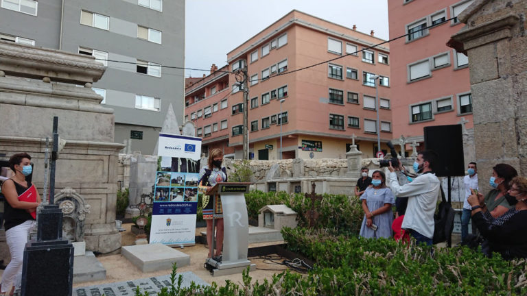 O Concello de Redondela inagura as obras de conservación e mantemento do cemiterio de Eidos