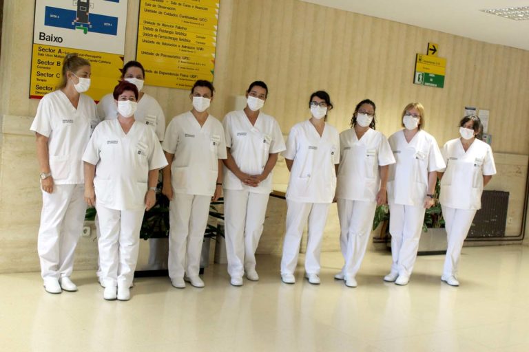 As alumnas do obradoiro de emprego ‘Coidar de Nós II’ de Ponteareas, inician o seu período de prácticas