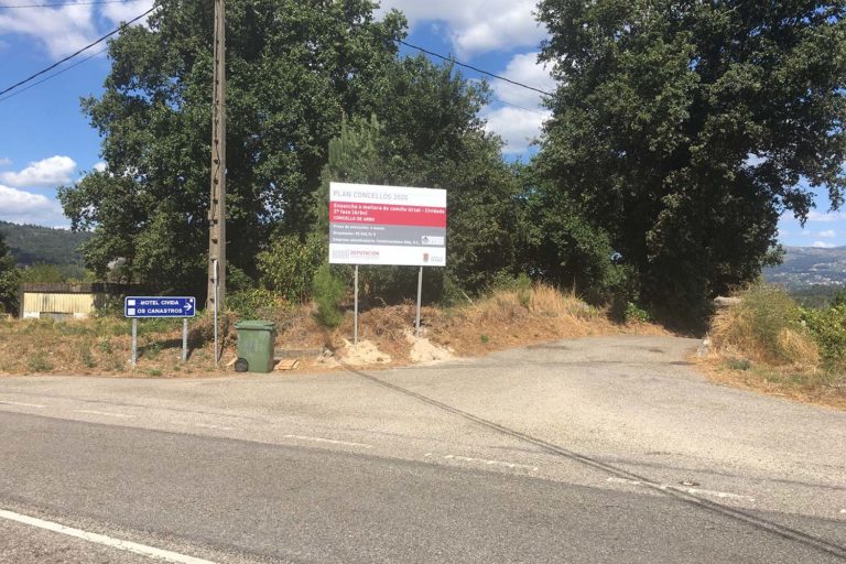 O Concello de Arbo adxudica a segunda fase das obras de mellora do camiño Urzal-Cividade
